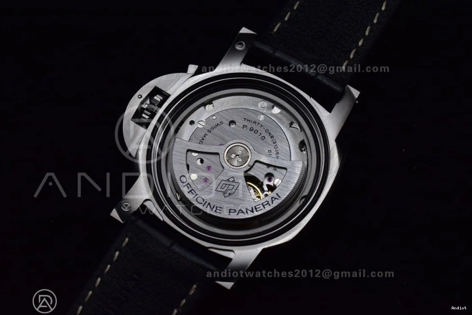  P.9010 Dial Black on PAM1312 1:1 Leather Black VSF Strap Edition Best 0210